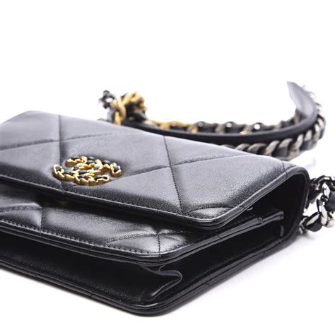 chanel wallet on chain preloved|fashionphile chanel lambskin wallet.